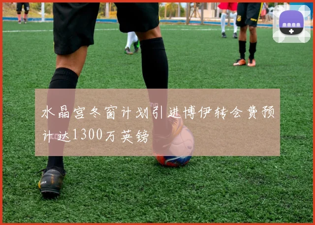 水晶宫冬窗计划引进博伊转会费预计达1300万英镑